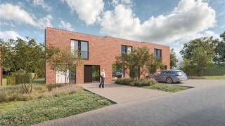 In  Grimbergen (Diepekanten) wordt op lot 1 een energiezuinige halfopen moderne woning gebouwd op een grondopp. van 373 m² en met een totale bewoonbare oppervlakte van 147 m² op de 1<sup>e</sup> en 2<sup>e</sup> verdieping.<br /><br /><strong>Op het gelijkvloers </strong>is er een inkom, wc, lichtrijke ruime leefruimte, wasplaats met aansluiting voor wasmachine en droogkast, open, ingerichte keuken met zicht op de tuin.<br /><strong>Op de eerste verdieping</strong> zijn er<strong> </strong>3 ruime slaapkamers, aparte wc, badkamer ingericht met ligbad, inloopdouche en badkamermeubel met dubbele lavabo, technische berging.<br /><br />Dit kleinschalig project is gelegen in een rustige, groene omgeving maar toch zeer centraal.<br />Deze woningen zijn future proof en worden afgewerkt aangeboden : met een ingerichte keuken (incl. oven, vaatwasmachine, keramische kookplaat, dampkap en koelkast), badkamer (met douche, ligbad en dubbel lavabomeubel), 2 toiletten en vloeren.<br />De meest energiezuinige technieken worden gebruikt waardoor er zelfs een negatief Epeil is!<br />Vloerverwarming standaard voorzien op het gelijkvloers en de eerste verdieping, ventilatiesysteem D,  zonnepanelen, warmtepomp. <br /><br />Bij interesse bel jouw bouwadviseur Patrick voor een afspraak op 0476 83 86 64 of mail naar patrick.dewinter@durabrik.be<br /><br />* beelden zijn indicatief<br /> 