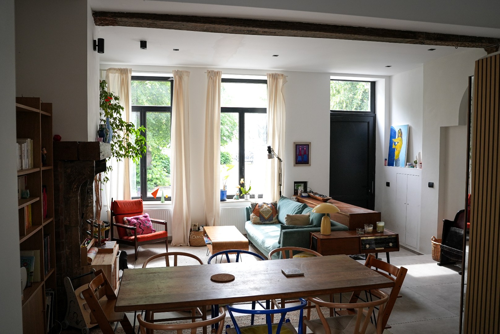 Exclusief gerenoveerd appartement met afzonderlijke studio/praktijkruimte op het Prinsenhofplein - foto 4