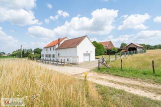 Immo Groot Leeuw presenteert u deze karaktervolle hoeve, prachtig gelegen te midden van een oase van rust en groen. De woning werd recent gerenoveerd en voorzien van een nieuw dak met isolatie, wat ze volledig instapklaar maakt en getuigt van aandacht voor detail. Binnenin geniet u van een ruime leefomgeving met een volledig uitgeruste keuken en praktische wasruimte, een gezellige eethoek en een woonkamer met een authentieke schouw. De woning beschikt over vier slaapkamers, waarvan één zich op het gelijkvloers bevindt, evenals twee badkamers die zorgen voor optimaal comfort.<br />Verder zijn er nog heel wat extra troeven, waaronder een grote garage, een carport en een kelder die extra opslagruimte biedt. Bovendien beschikt deze woning over een gunstig EPC en is de elektriciteit conform, en wordt ze momenteel verwarmd op mazout<br />Deze woning combineert landelijke charme met hedendaags wooncomfort. Contacteer ons snel voor een bezoek en ontdek de rust en ruimte die dit pand te bieden heeft!<br />Vraag uw bezoek aan via 023780444 of info@igl.immo!<br /><br /> 