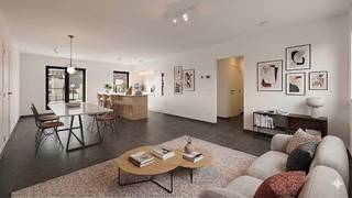 Nieuwbouw luxe penthouse met zeer ruim dakterras van 53m² op het zuid-westen.Verkoop onder registratiebelasting - 2% mogelijk - geen btw meer! Dit...