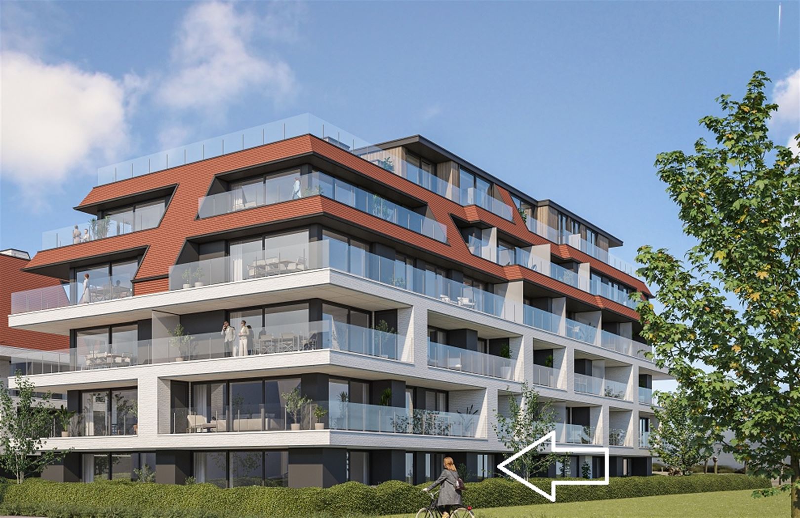 A0001 Doorlopend zuidgericht appartement met 1 slaapkamer - foto 1