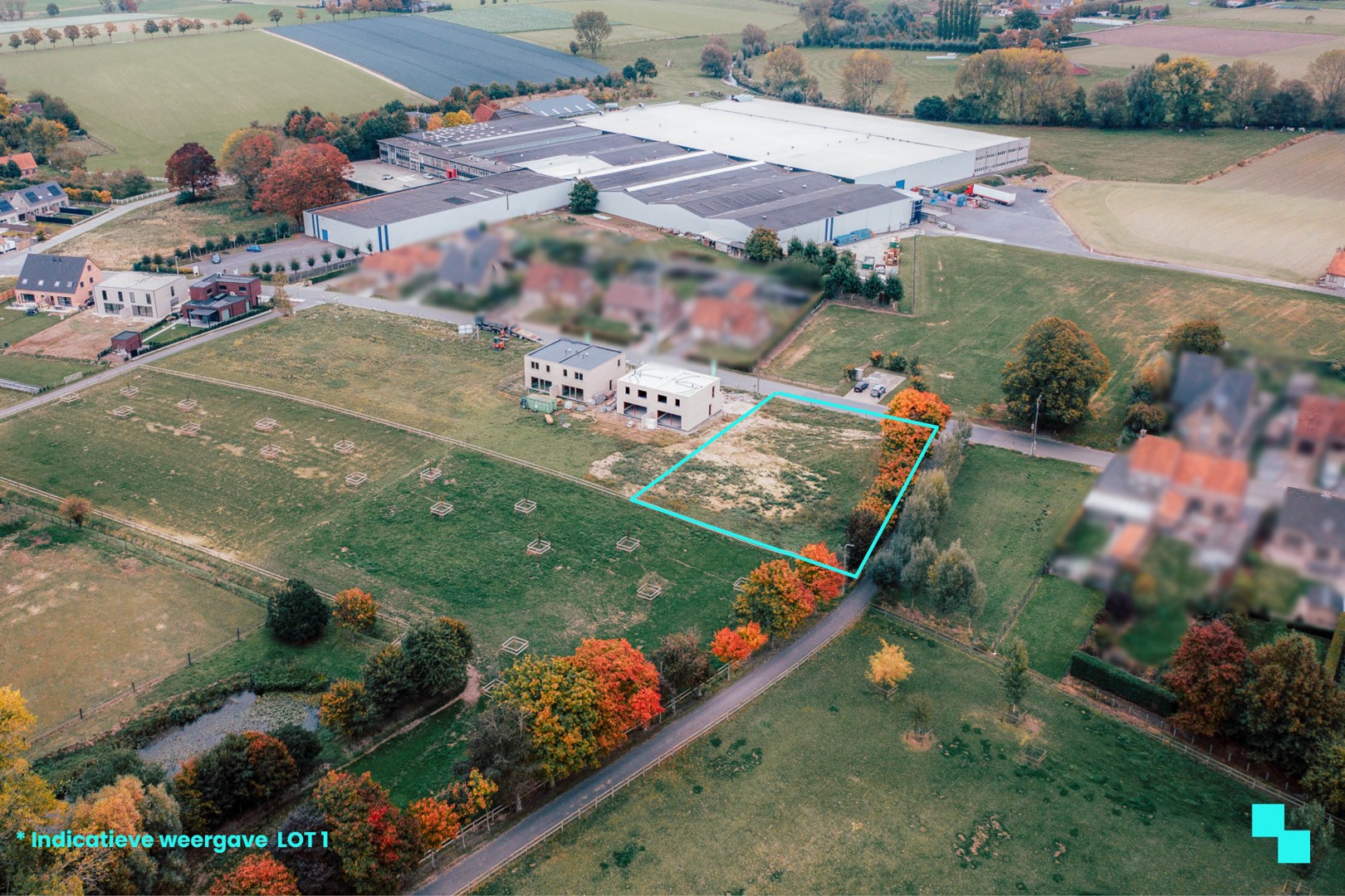 Bouwgrond met landelijk verzicht in De Ginste - foto 1