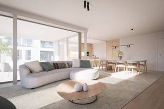 <strong>Indeling:</strong><br /><br />Appartement B27-204 is gelegen op de tweede verdieping van Blok B en omvat een privatieve inkomhal met ruimte voor vestiaire, een ruime woonkamer met open keuken, een terras, een nachthal, een gastentoilet, een badkamer, 2 slaapkamers en een berging met aansluitingen voor wasmachine en droogkast. <br /><br />Ondergrondse parking vanaf € 16.490,- excl. kosten<br />Kelderberging vanaf € 4.365,- excl. kosten<br /><br /><strong>Afwerking:</strong><br /><br />De afwerking zal gebeuren aan de hand van 3 unieke afwerkingsstijlen samengesteld door onze interieurarchitecten. Deze stijlen bieden u de vrijheid om uw woning of appartement naar wens te personaliseren.