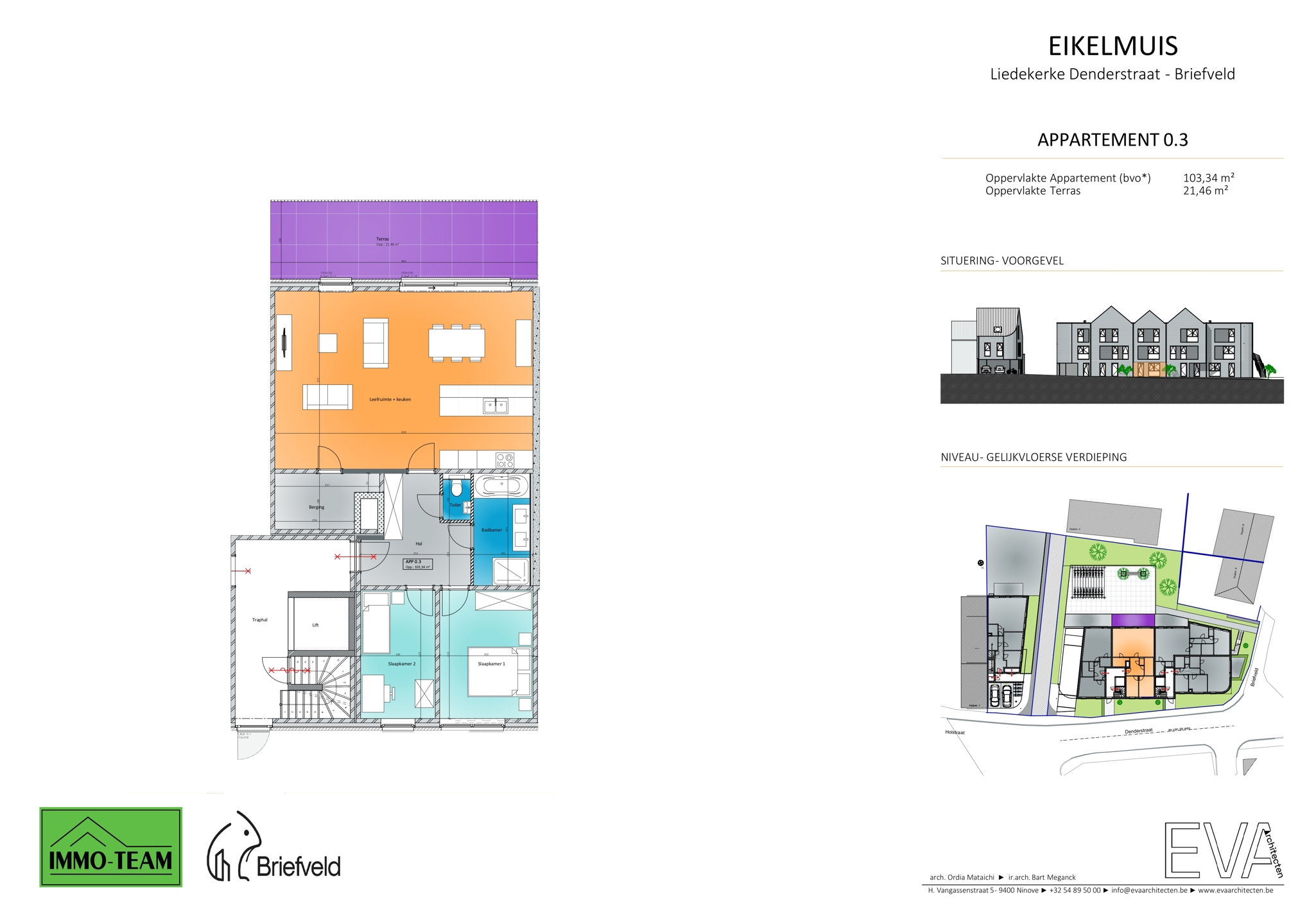 Appartement à vendre à Liedekerke avec 2 chambres - photo 1