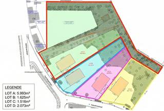 This exceptional building plot (Lot B) of 1,625 m², located at Aartrijksestraat 159 in Aartrijke, offers an excellent combination of space, privacy and panoramic rural views. The plot is part of a small-scale subdivision of only four exclusive lots, guaranteeing a harmonious and peaceful living environment.The land is located in a beautiful residential area with a distinct rural character. Here you live amidst the fields, while all modern facilities and major arteries are within easy reach.Building regulations and options:- Surface: 1,625 m²- Façade width: 12 meters- Construction depth: 20 meters- Installation: Construction line (rear lane) 10 meters and a side build-free strip of 4 meters- Building height: Up to 2 floors with a maximum ridge height of 12 meters.Register of measures: no