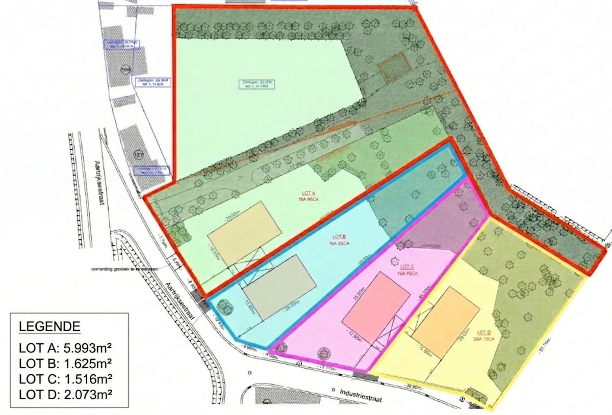 Spacious building plot (Lot B) of 1,625 m² with a rural character for sale in Aartrijke - photo 2