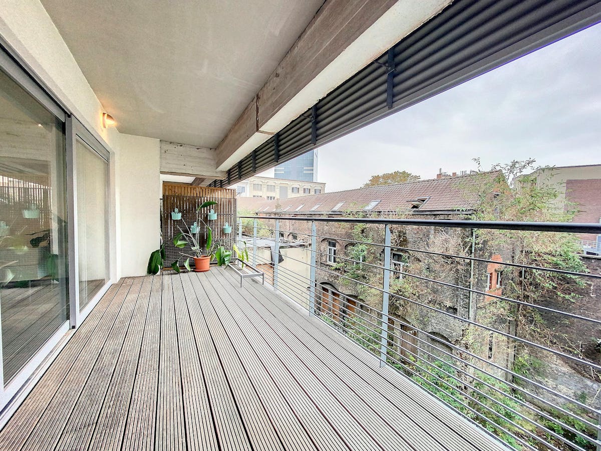 Loft nabij Zuidstation Sint-Gillis met 2 slaaphoeken/-kamers - foto 4