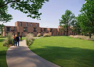 <strong><span>GROEN EN DUURZAAM WONEN IN HARTJE LOMMEL, WEG VAN ALLE DRUKTE, IN EEN PARKOMGEVING</span><br /><span>Thuiskomen in een oase van rust in een parkomgeving als je naaste buur?</span></strong><br /><br />Thuiskomen in een oase van rust in een parkomgeving als je naaste buur? Dat kan in Residentie Vennenpark!<br />Residentie Vennenpark II staat voor wonen in het groen, zonder in te boeten aan comfort of bereikbaarheid. De prachtige parktuin vormt het hart van de site : een sfeervolle plek om tot rust te komen. De wandelpaden zijn verweven met de groenaanplanting, het geheel zorgt voor openheid, rust en privacy. Residentie Vennenpark II ligt centraal in Lommel, binnen de nieuwe woonontwikkeling 'In 't Ven'. Dankzij de autovrij omgeving geniet je van de rust, terwijl het stadscentrum en alle voorzieningen zich op wandelafstand bevinden.<br /><br />Dit prachtig nieuwbouwproject bestaat uit 24 stapelwoningen, harmonieus verdeeld over drie bouwvolumes (blokken A, B en C). De gebouwen tellen 2 tot 3 bouwlagen en combineren een doordachte architectuur met optimaal wooncomfort. De woningen bieden keuze uit twee of drie slaapkamers en beschikken over mooie woonoppervlaktes van 87m² tot maar liefst 142m². Dankzij de doordachte indeling en grote raampartijen geniet je overal van een aangename lichtinval en een open gevoel.<br />Bouwheer Evillas realiseert binnen dit project energiezuinige woningen met maximaal wooncomfort en een hoogwaardige afwerking.<br />Zo zijn er mooie budgetten voorzien om de sanitaire toestellen, keuken, binnendeuren en vloerbekleding zelf te kiezen bij de vooropgestelde leveranciers. De volledige residentie voldoet aan alle hedendaagse comforteisen en maakt gebruik van duurzame energie waaronder geothermische warmte pomp met vloerverwarming, zonnepanelen en ventilatiesysteem D wat resulteert in gunstige E-peilen. Helemaal klaar voor de toekomst!<br /><br />Kortom, Vennenpark biedt de ideale balans tussen wonen in het bruisende centrum en de rust en het groen van wonen in een park!<br /><br /><strong>Gelijkvloers appartement met een bruto bewoonbare oppervlakte van 101,19m² en zongericht terras van 20,70m² met tuintje bestaande uit :<br />. inkomhal, toiletruimte, nachthal,  2 slaapkamers, badkamer, woon- en zitruimte, keuken, technische ruimte<br />. afgesloten autostaanplaats</strong><br /><br />Via de tuin heb je rechtstreeks toegang tot de privatieve afgesloten autostaanplaats  en bergruimte. <br /><br /><span><u><strong>TROEVEN :</strong></u></span><br />. fijne locatie: rustig en in het groen op wandelafstand van het centrum<br />. hedendaagse en hoogwaardige architectuur ontworpen door Sculp (IT) architecten<br />. optimale en kwalitatieve benutting van de oppervlakte<br />. geothermische warmtepomp (grond/water) in combinatie met vloerverwarming <br />. ventilatiesysteem type D<br />. zonnepanelen (minimaal 1700Wp)<br />. gunstig E-peil<br />. instapklaar afgewerkt volgens de wensen van de klant<br /><br /><strong>Op zoek naar een appartement in een nieuwe groene stadsomgeving?<br />Wij maken graag tijd voor een persoonlijke afspraak om dit prachtige project aan u voor te stellen.<br />Contacteer ons via 0496/166 339 of via mail joris@limbo.be. </strong>