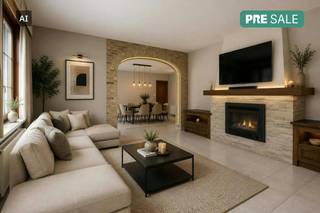 This exceptionally spacious and solidly built open building in Herdersbruggestraat combines an abundance of space with an excellent energy score. The house has many options. Located in charming Dudzele, you can enjoy a residential location here. You can be in historic Bruges in just a few minutes or enjoy the sea breeze on the coast. <br /><br />The house has a spacious driveway and an indoor garage, so parking in Dudzele is no problem. This makes the property the ideal base for those looking for quality real estate in the region.<br /><br />In<br /><br />The property is offered through the Pre-sale formula. Between 08/08/2026 09:00 and 15/08/2026 18:00, you can come visit the property by appointment and make an offer. The listed price is a starting price. For further information, please contact the property agent.<br /><br />Register of measures: pending<br /><br />These AI visualizations are intended as inspiration. No technical specifications, urban planning regulations, or concrete realization possibilities were taken into account.