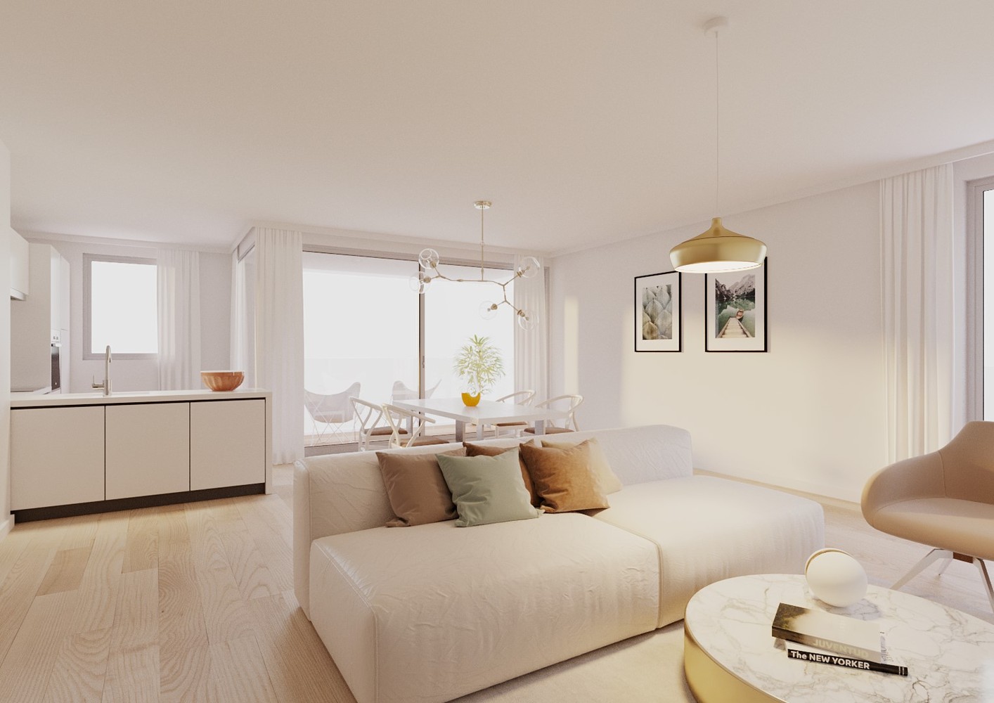 Nieuwbouw appartement met 1 slaapkamer met zonneterras nabij de Zeedijk ! - foto 1