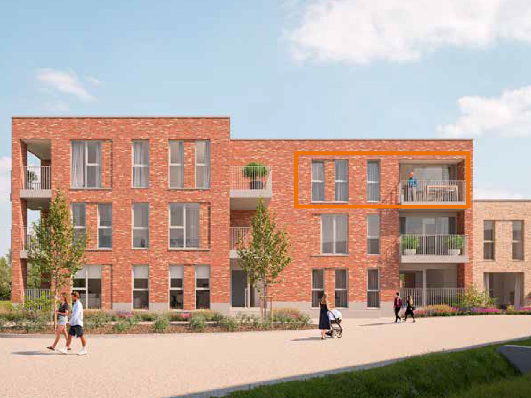 APP A-20.2.4 Penthouse met 3 slaapkamers en 2 terrassen (114 m²) - foto 1