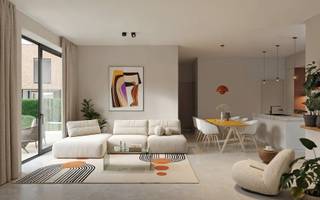 Ontdek de verschillende appartementen in Villa De Kroon, een innovatief en duurzaam nieuwbouwproject gelegen in het gegeerde Kristus-koning, in de nabijheid van invalswegen, winkels, openbaar vervoer en het historische centrum van Brugge. Dit project biedt een perfecte mix van moderne appartementen, ruime woningen, lofts en commerciële ruimtes, allemaal rondom een groen en rustig binnengebied.<br /><br />De appartementen in Villa De Kroon zijn beschikbaar in verschillende groottes, met één, twee of drie slaapkamers. Alle appartementen beschikken over een ruim terras, perfect om te genieten van het prachtige zicht op het groene binnengebied. Of je nu alleen, met je partner of met een gezin bent, er is voor iedereen een passend appartement.<br /><br />Bij Villa De Kroon is aan alles gedacht, ook aan de praktische kant van het wonen. Er is een ondergronds parkeercomplex met garageboxen, parkeerplaatsen en bergingen. Daarnaast is er veel ruimte voorzien voor fietsenstallingen, ideaal voor wie graag de fiets neemt om Brugge en omgeving te verkennen.<br /><br />Duurzaamheid staat centraal in dit nieuwbouwproject. Dankzij geothermie, via een BEO-veld, voldoet Villa De Kroon niet alleen aan de strenge normen van vandaag, maar is het ook klaar voor de toekomst. Dit maakt het project niet alleen energiezuinig, maar ook milieuvriendelijk, waardoor het een duurzame investering is voor de lange termijn.<br /><br />Wil je meer weten over de nieuwbouwappartementen of woningen in Villa De Kroon? Neem vandaag nog contact met ons op voor meer informatie en ontdek hoe jij kunt wonen in dit exclusieve nieuwbouwproject in Brugge. Mis deze unieke kans niet om te wonen in een van de meest gewilde wijken van de stad!